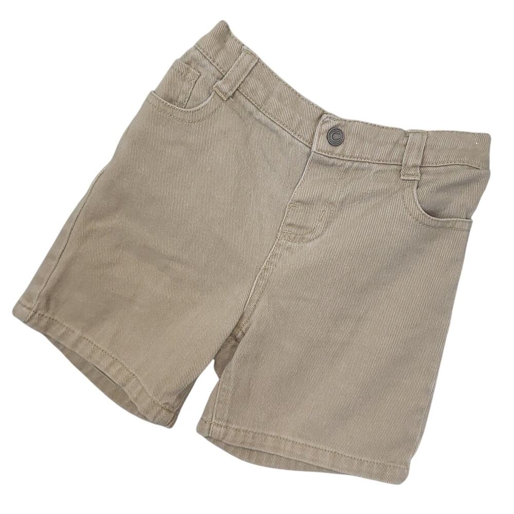 Coogi Boys/Girls Embroidered Khaki Shorts 24M Preppy Casual Toddler Baby